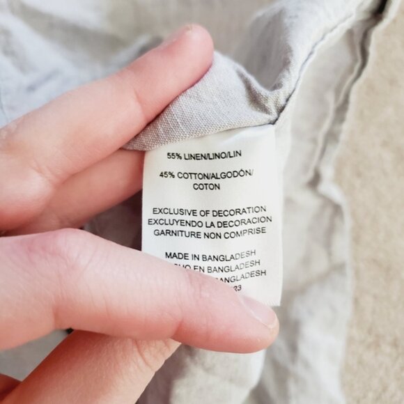 Tenth + Ocean Washable Linen Beach Resort Preppy Bloke Shortsleeve Shirt M - Picture 5 of 8